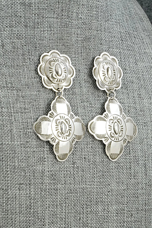 Sterling Silver Earrings - Bertha Begay