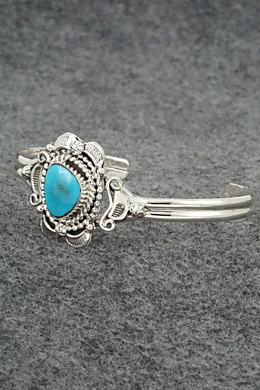 Turquoise & Sterling Silver Bracelet - Jimmy Garcia