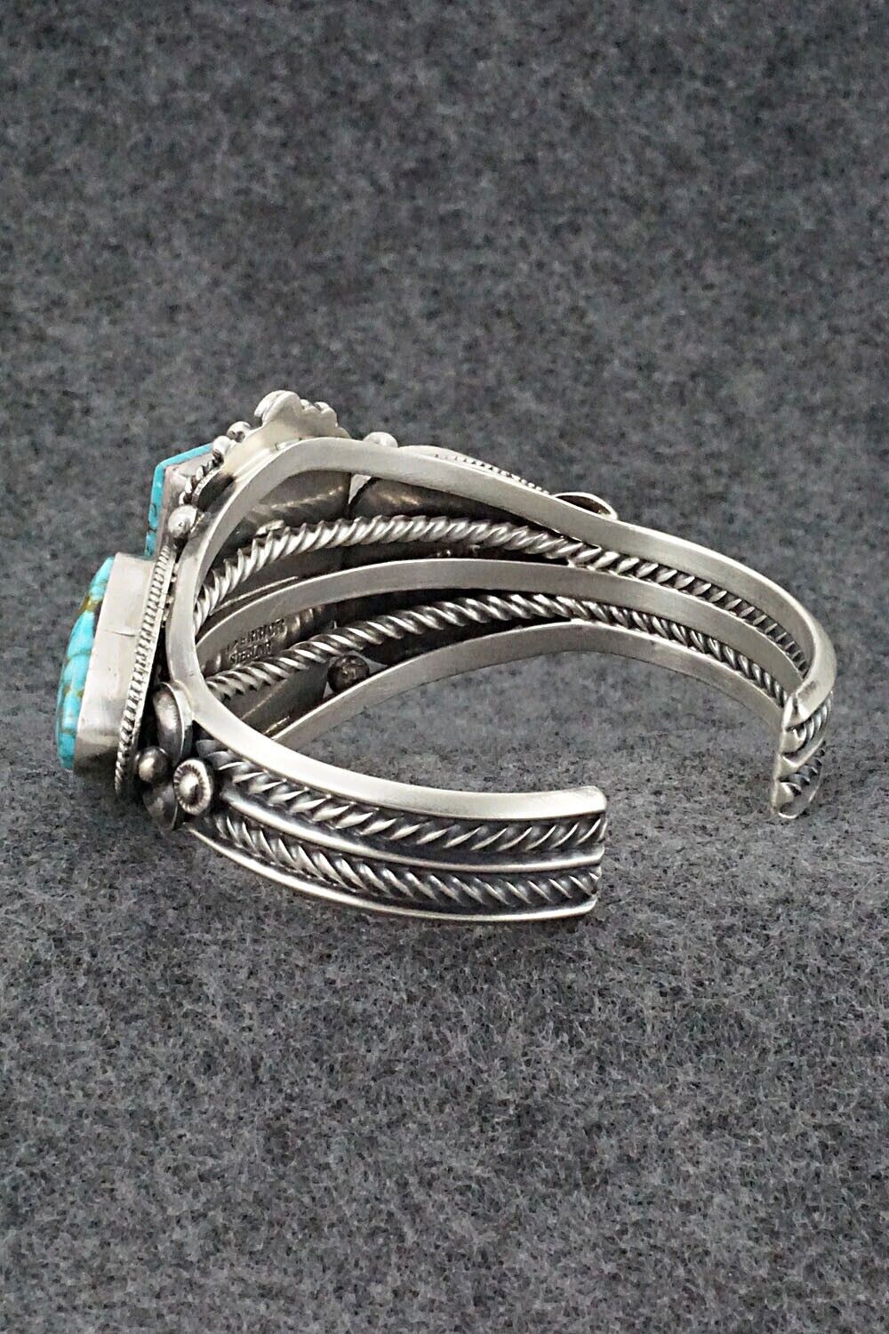 Turquoise & Sterling Silver Bracelet - Derrick Gordon
