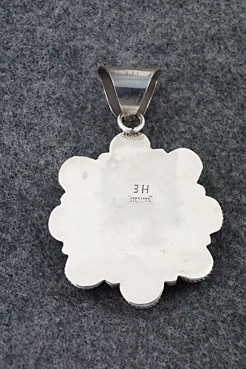 Turquoise & Sterling Silver Pendant - Ernest Hawthorne