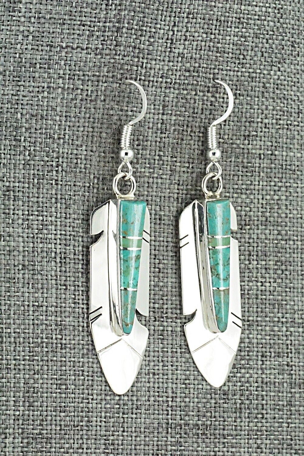 Turquoise & Sterling Silver Earrings - Marilyn Yazzie