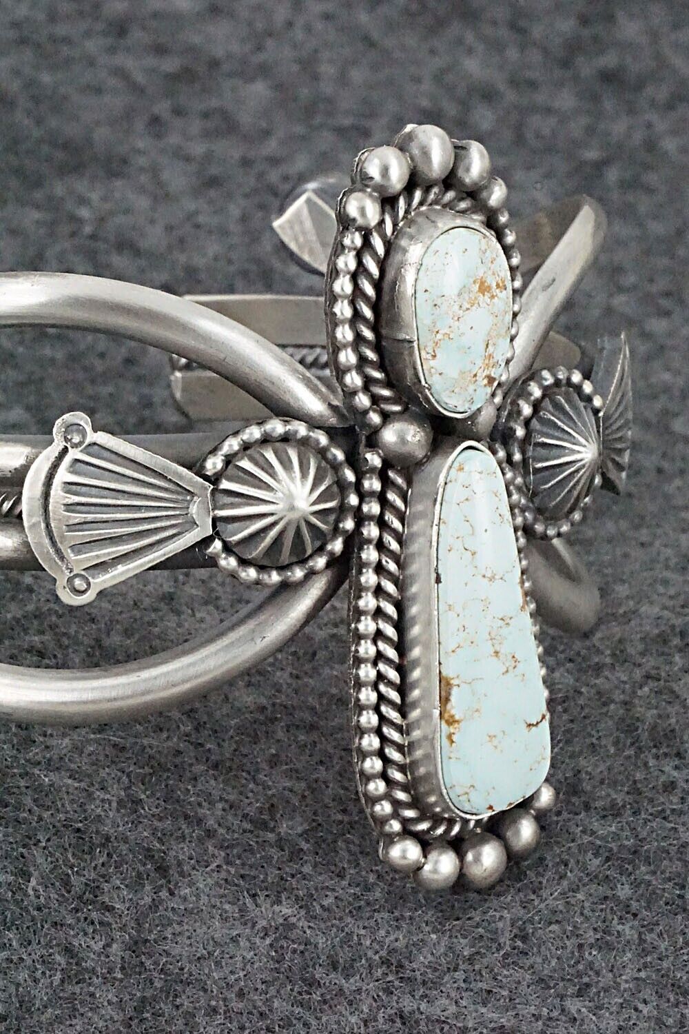 Turquoise & Sterling Silver Bracelet - Michael Calladitto