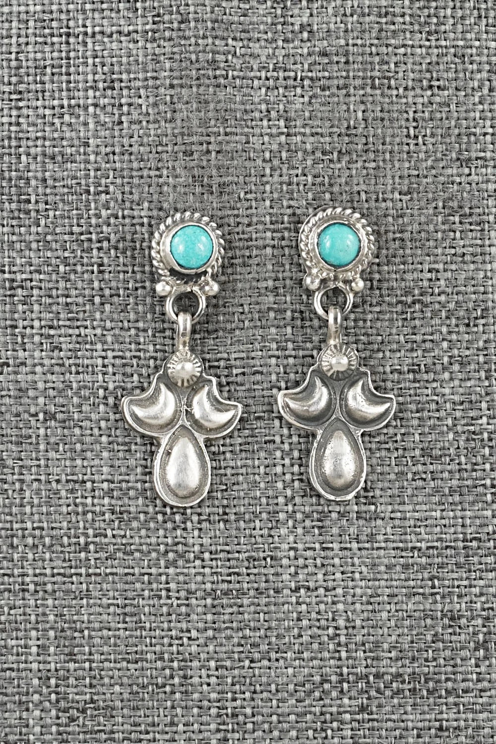 Turquoise & Sterling Silver Earrings - Sharon McCarthy