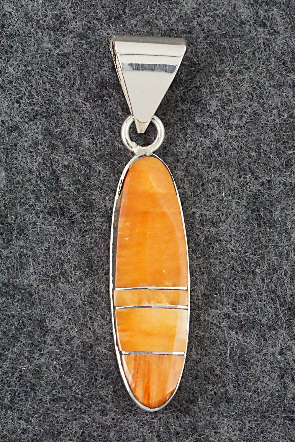 Spiny Oyster & Sterling Silver Pendant - Harold Smith