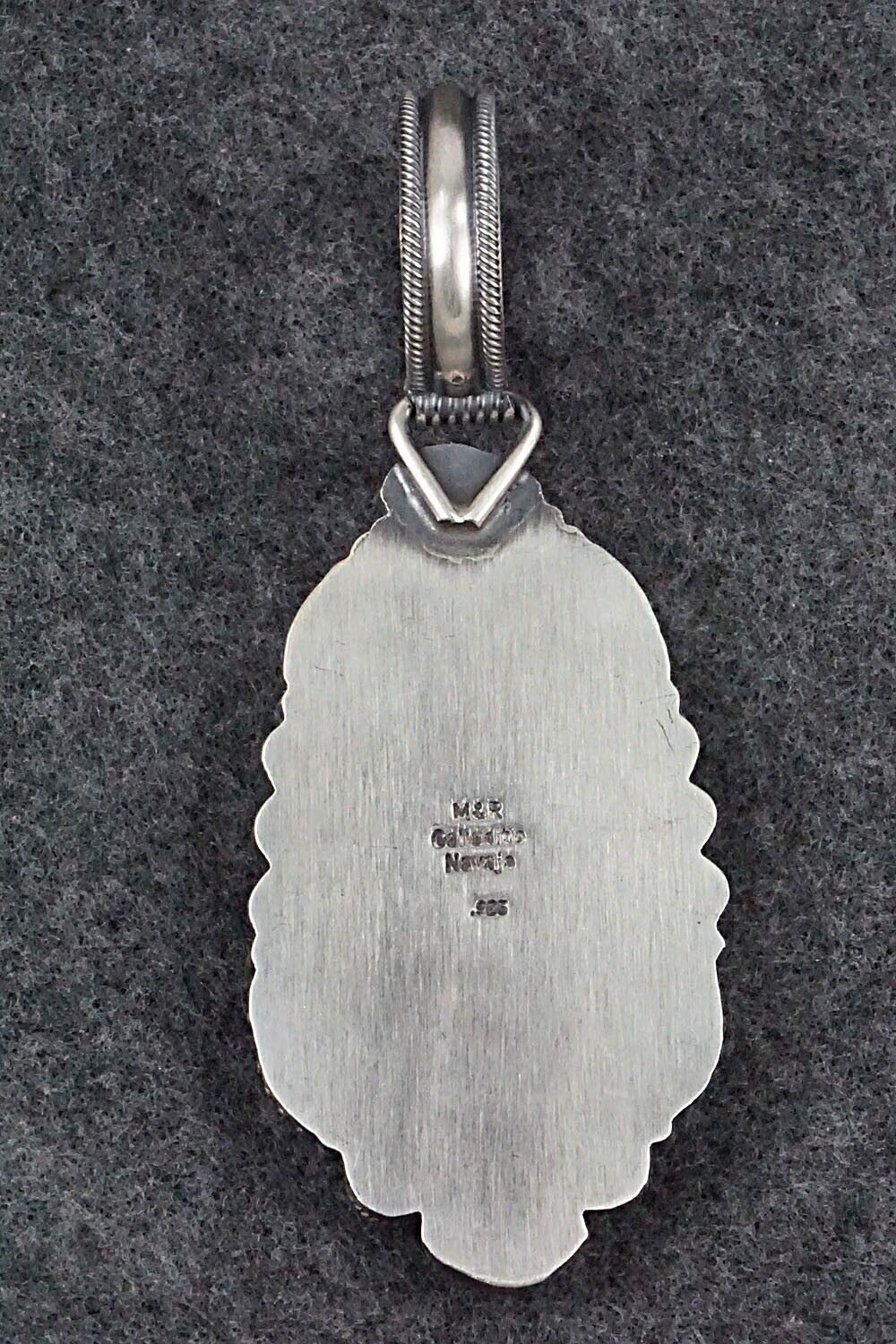 Turquoise & Sterling Silver Pendant - Michael Calladitto