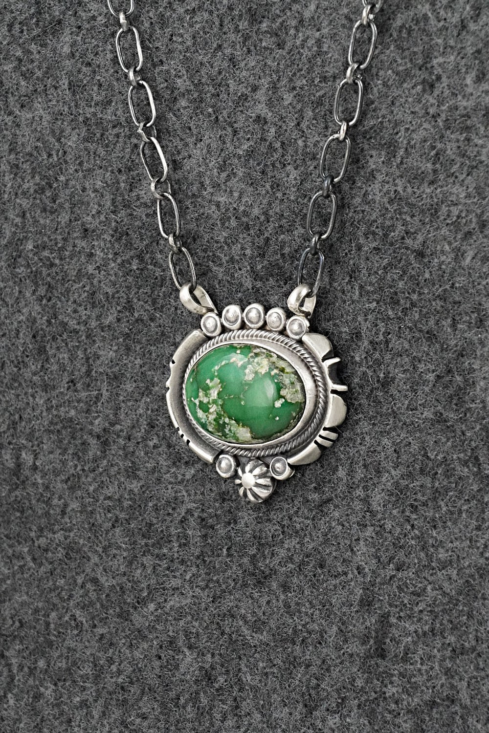 Turquoise & Sterling Silver Necklace - Daniel Benally