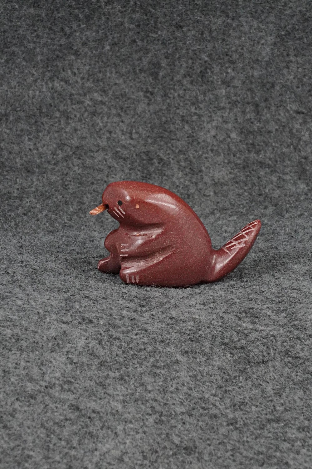 Beaver Zuni Fetish Carving - Justin Red Elk