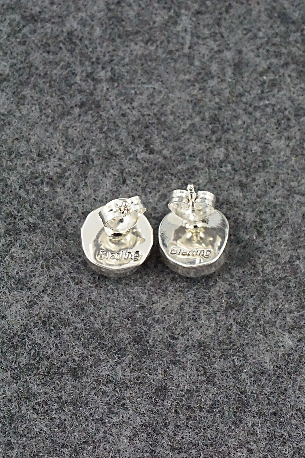 Turquoise & Sterling Silver Earrings - Marco Begaye