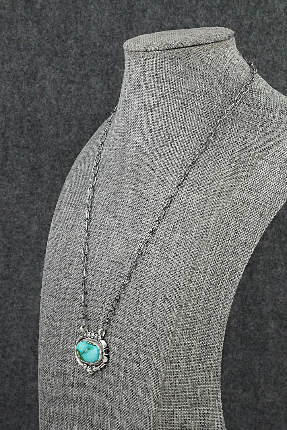 Turquoise & Sterling Silver Necklace - Daniel Benally