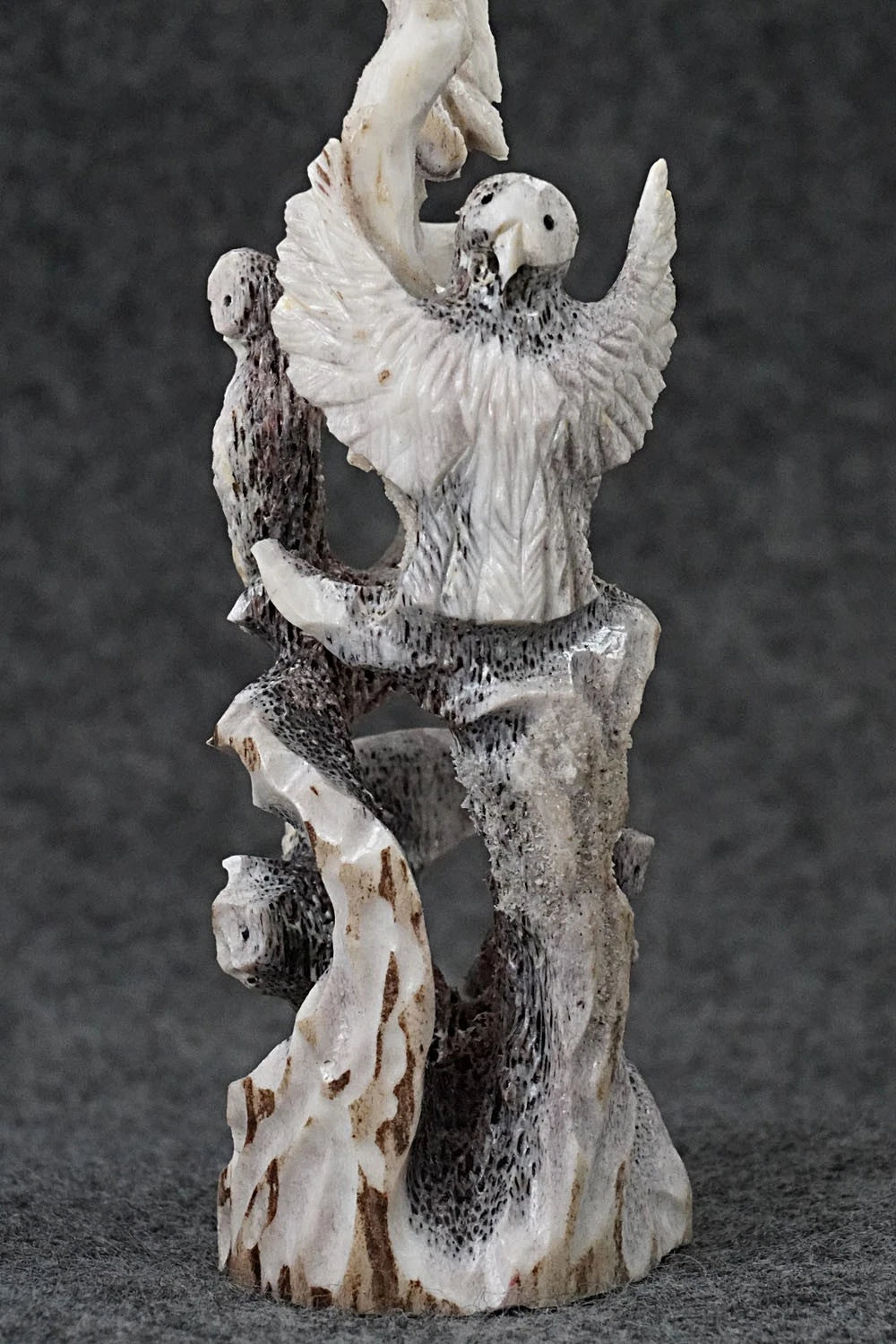 Owls Zuni Fetish Carving - Ruben Najera