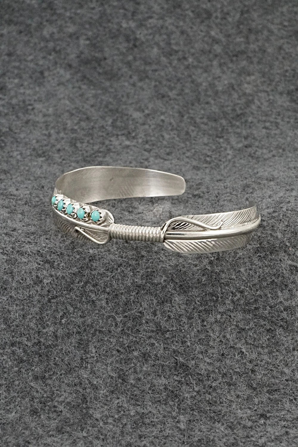 Turquoise and Sterling Silver Bracelet - Aaron Davis