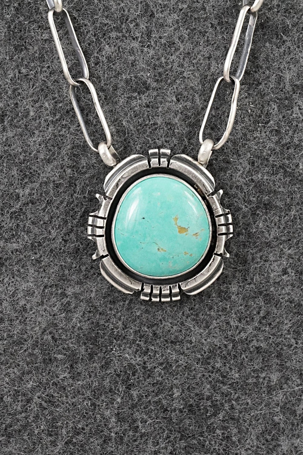 Turquoise & Sterling Silver Necklace - Daniel Benally
