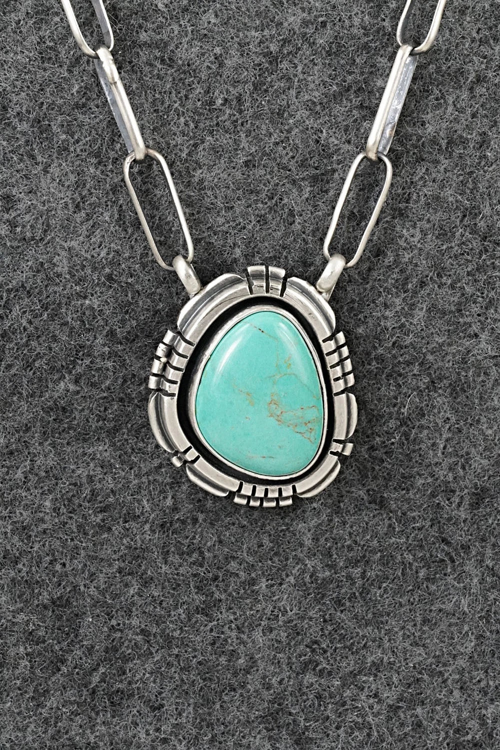 Turquoise & Sterling Silver Necklace - Daniel Benally