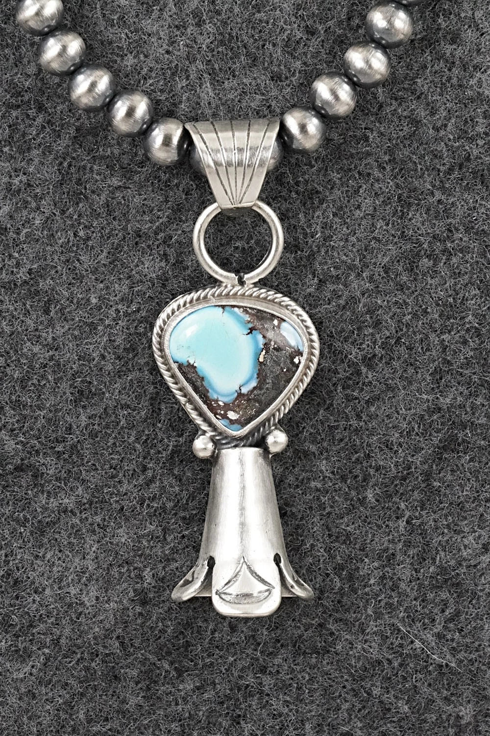 Turquoise & Sterling Silver Necklace - Sharon McCarthy