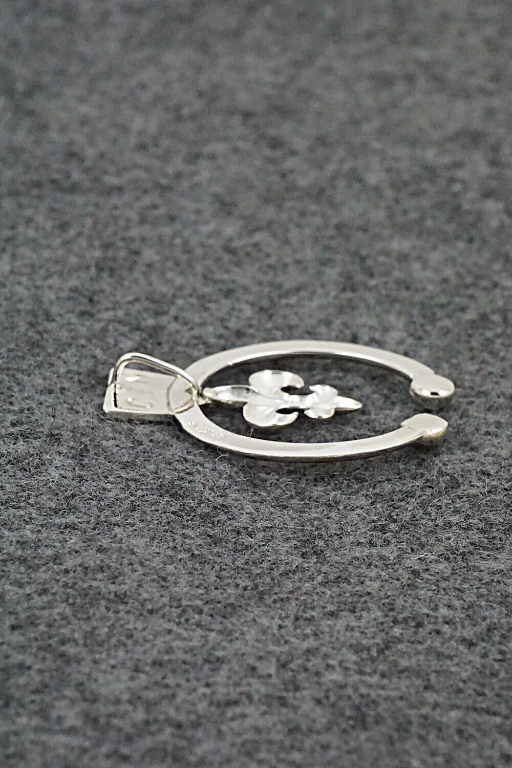 Sterling Silver Naja Pendant - Curtis Manygoats
