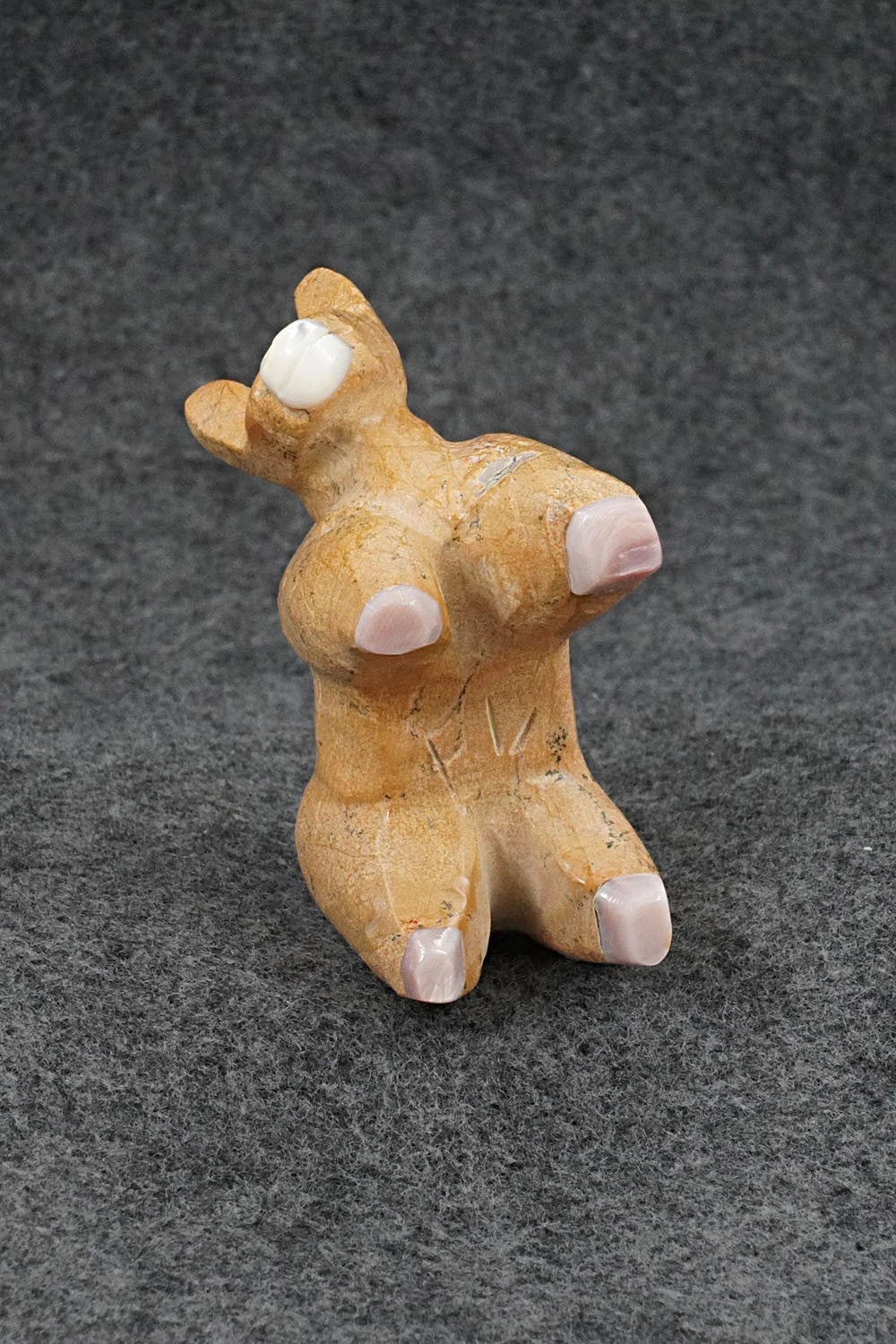 Donkey Zuni Fetish Carving - Freddie Leekya