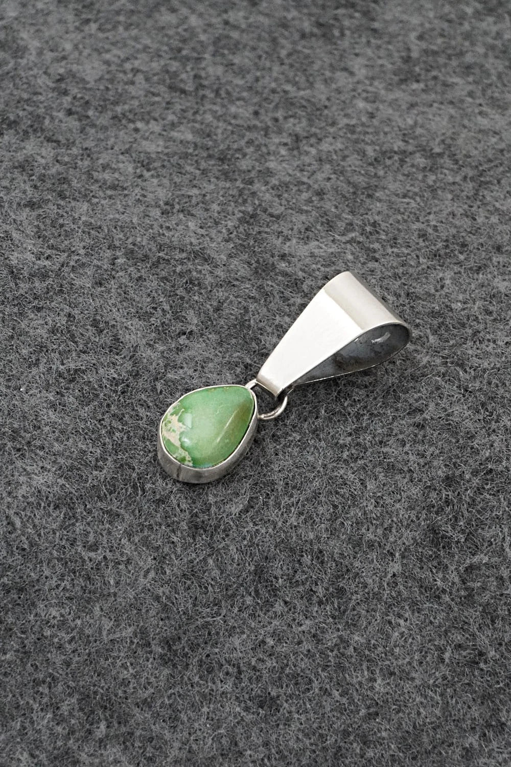 Turquoise & Sterling Silver Pendant - Rosemary Saunders