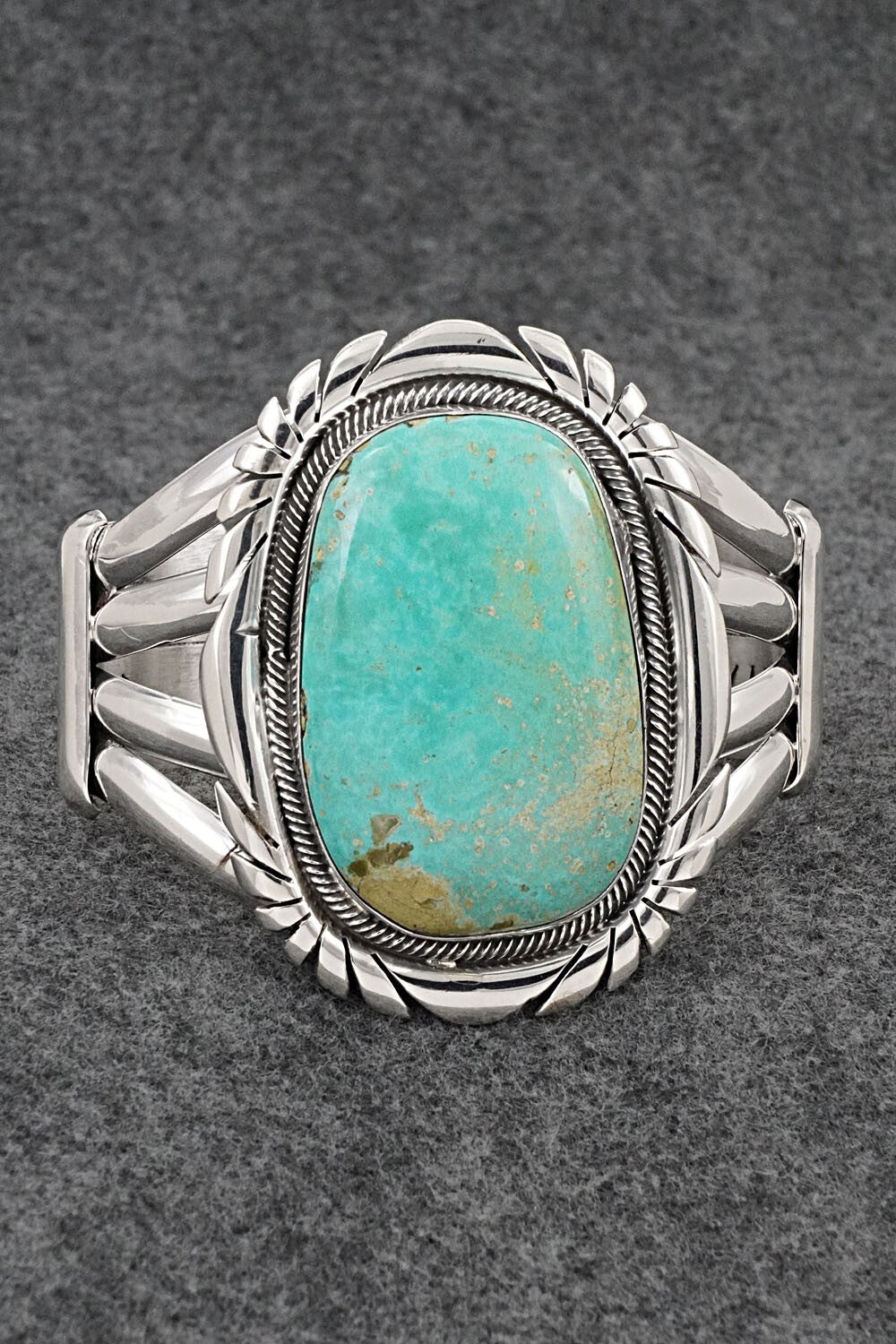 Turquoise & Sterling Silver Bracelet - Mark Yazzie