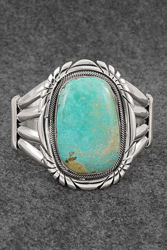 Turquoise & Sterling Silver Bracelet - Mark Yazzie
