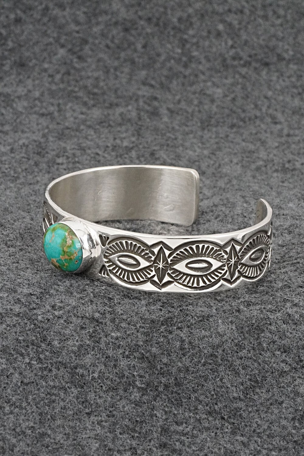 Turquoise & Sterling Silver Bracelet - Arnold Blackgoat