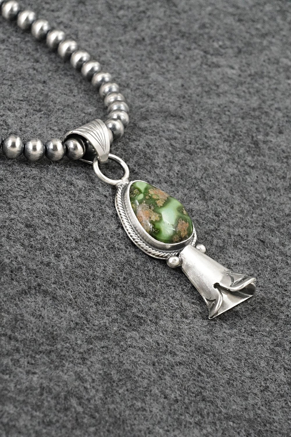 Turquoise & Sterling Silver Necklace - Sharon McCarthy
