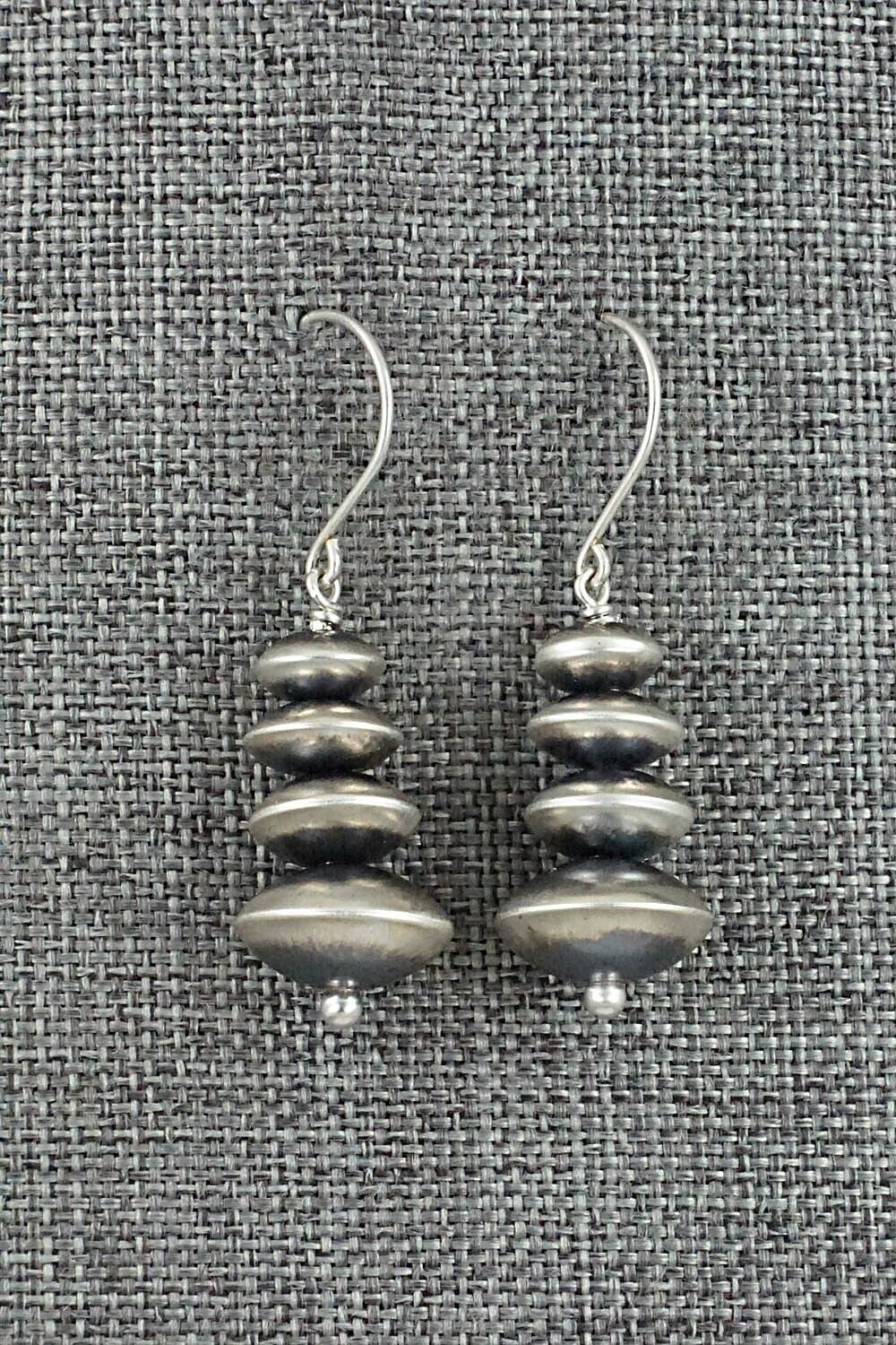 Sterling Silver Navajo Pearl Earrings - Bryannen Halwood