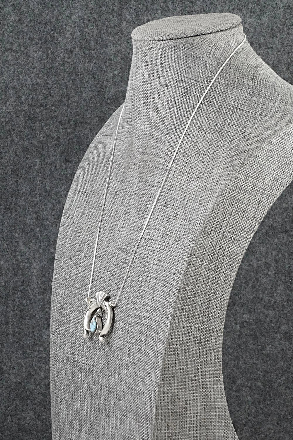 Turquoise & Sterling Silver Necklace - Gary Shorty
