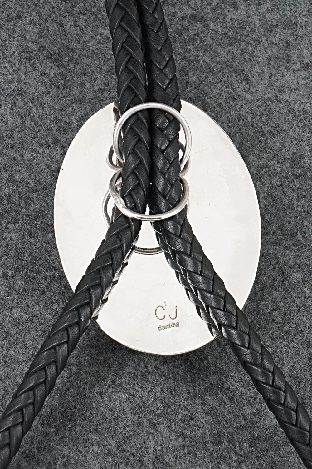 Turquoise & Sterling Silver Bolo Tie & Belt Buckle Set - Charlie John