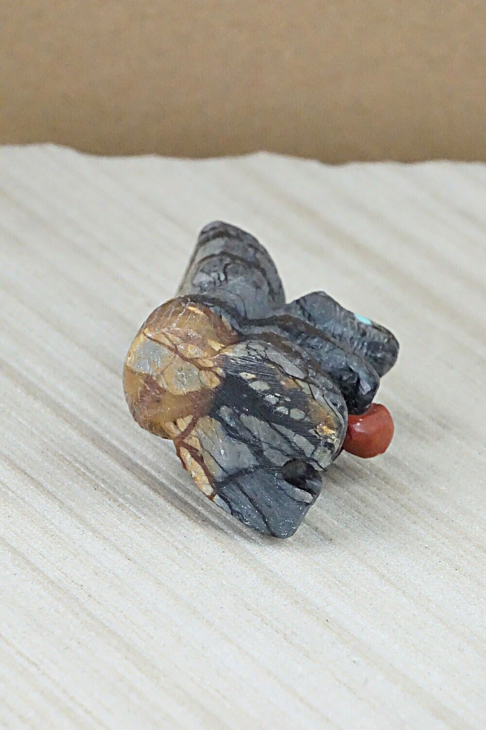 Squirrel Zuni Fetish Carving - Justin Natewa
