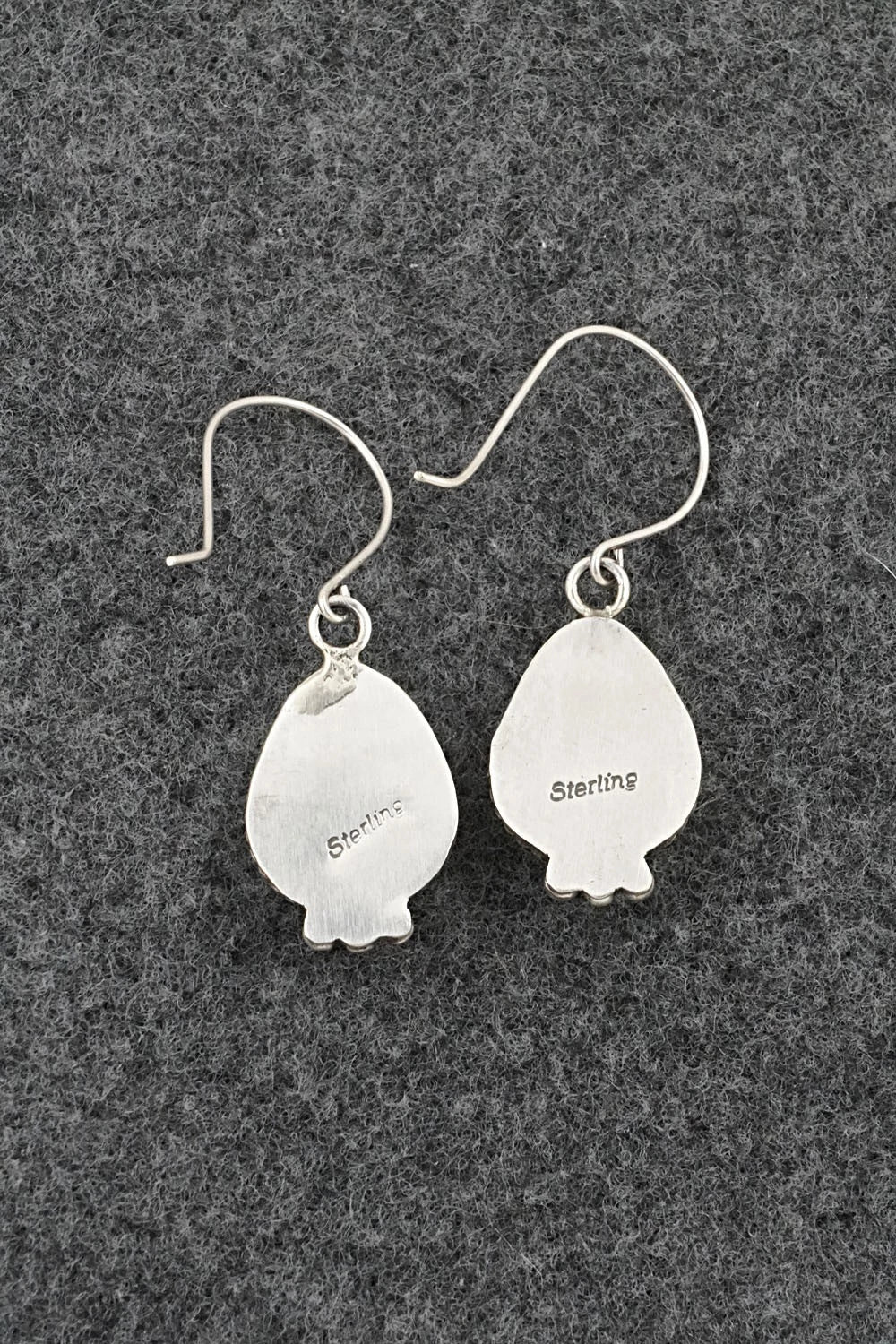 Turquoise & Sterling Silver Earrings - Rosemary Saunders