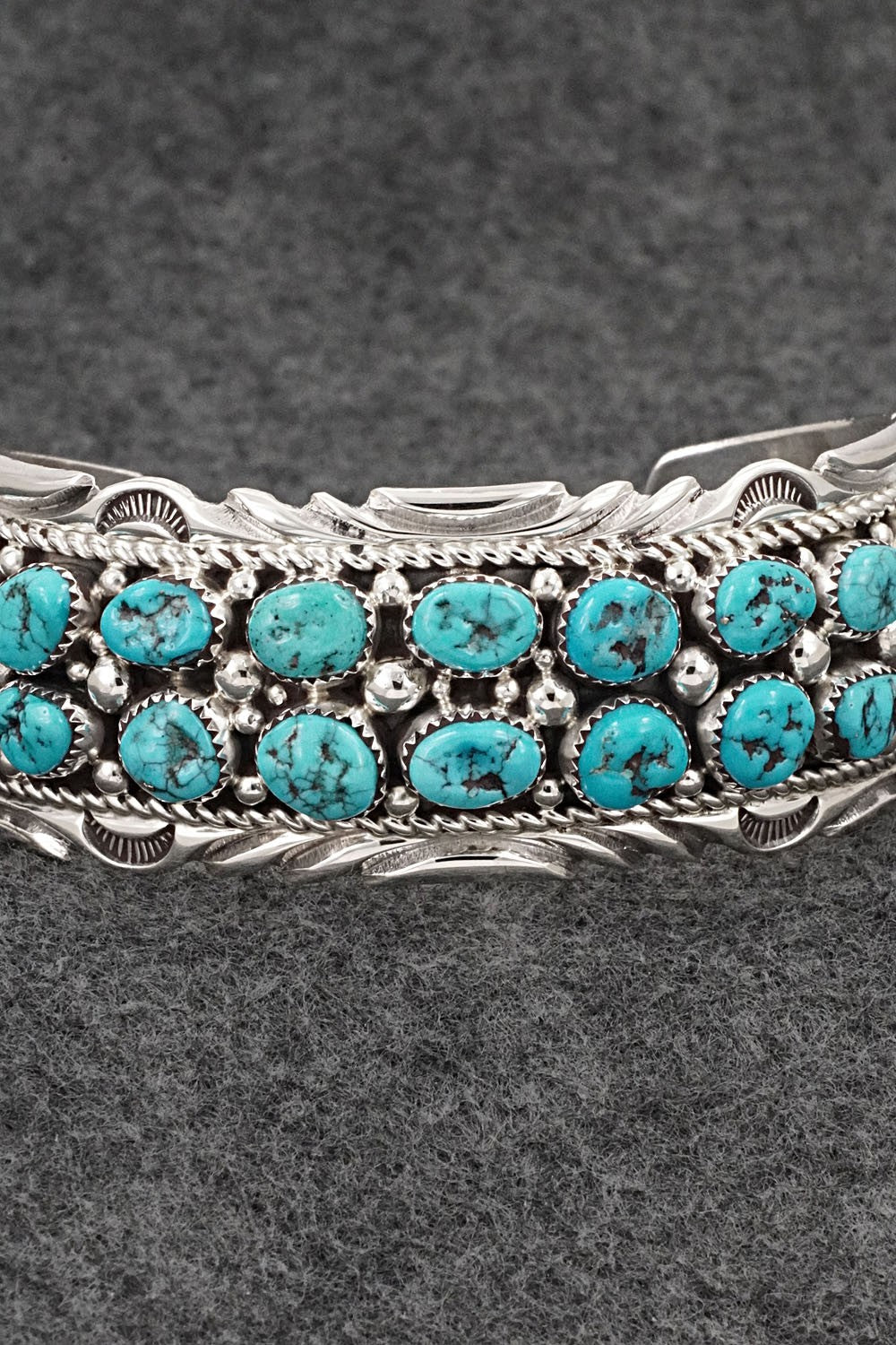 Turquoise & Sterling Silver Bracelet - Anthony Brown