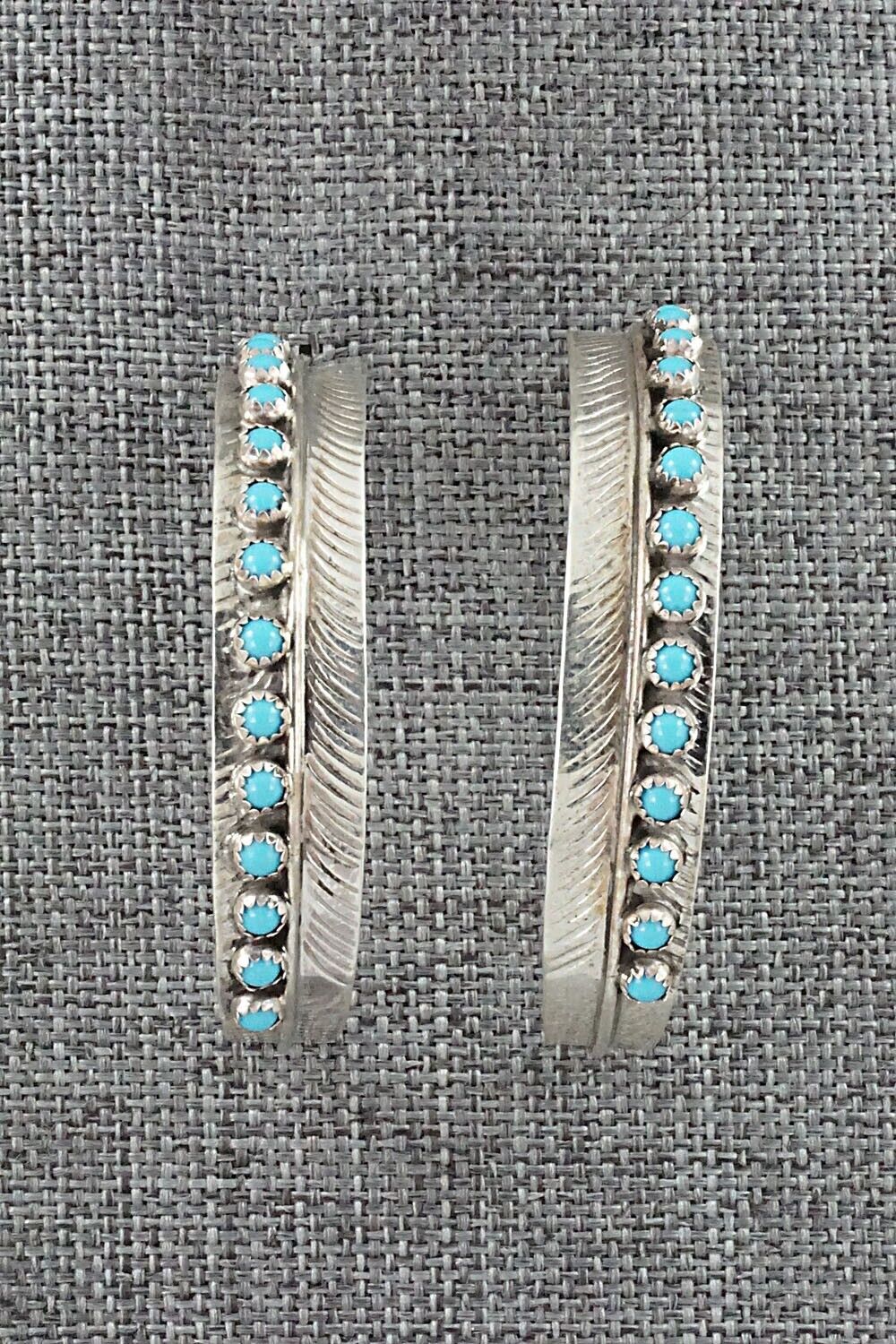Turquoise & Sterling Silver Earrings - Aaron Davis