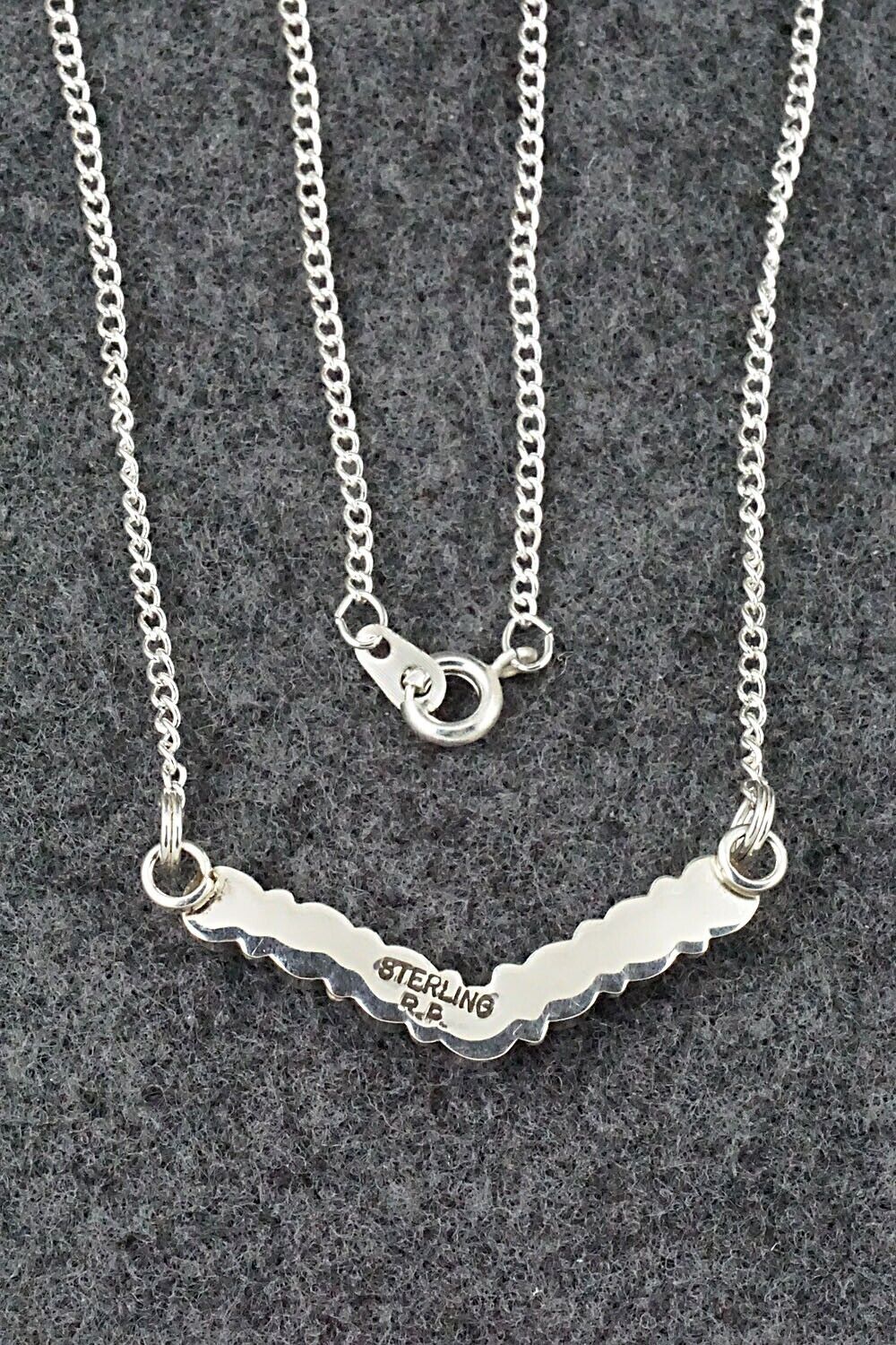 Turquoise & Sterling Silver Necklace - Renell Chaco