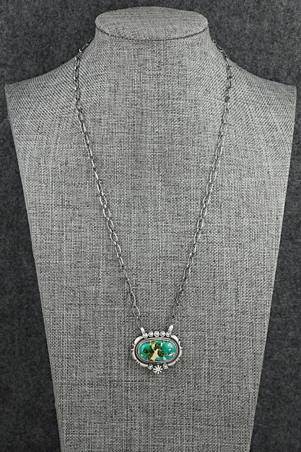 Turquoise & Sterling Silver Necklace - Daniel Benally