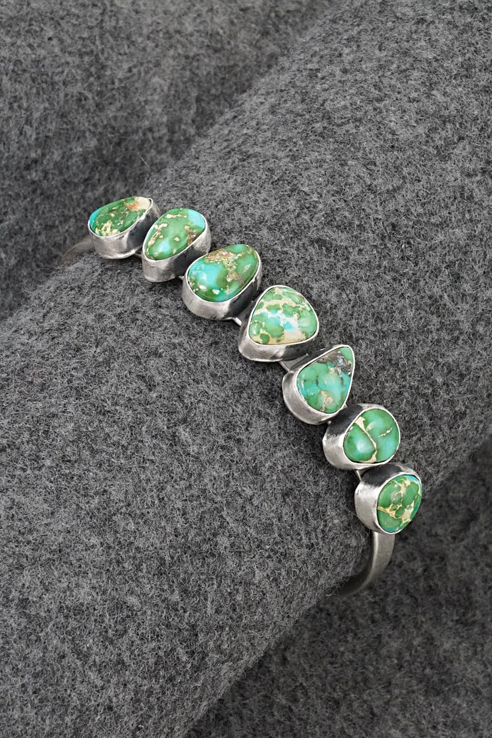 Turquoise & Sterling Silver Bracelet - Tom Lewis