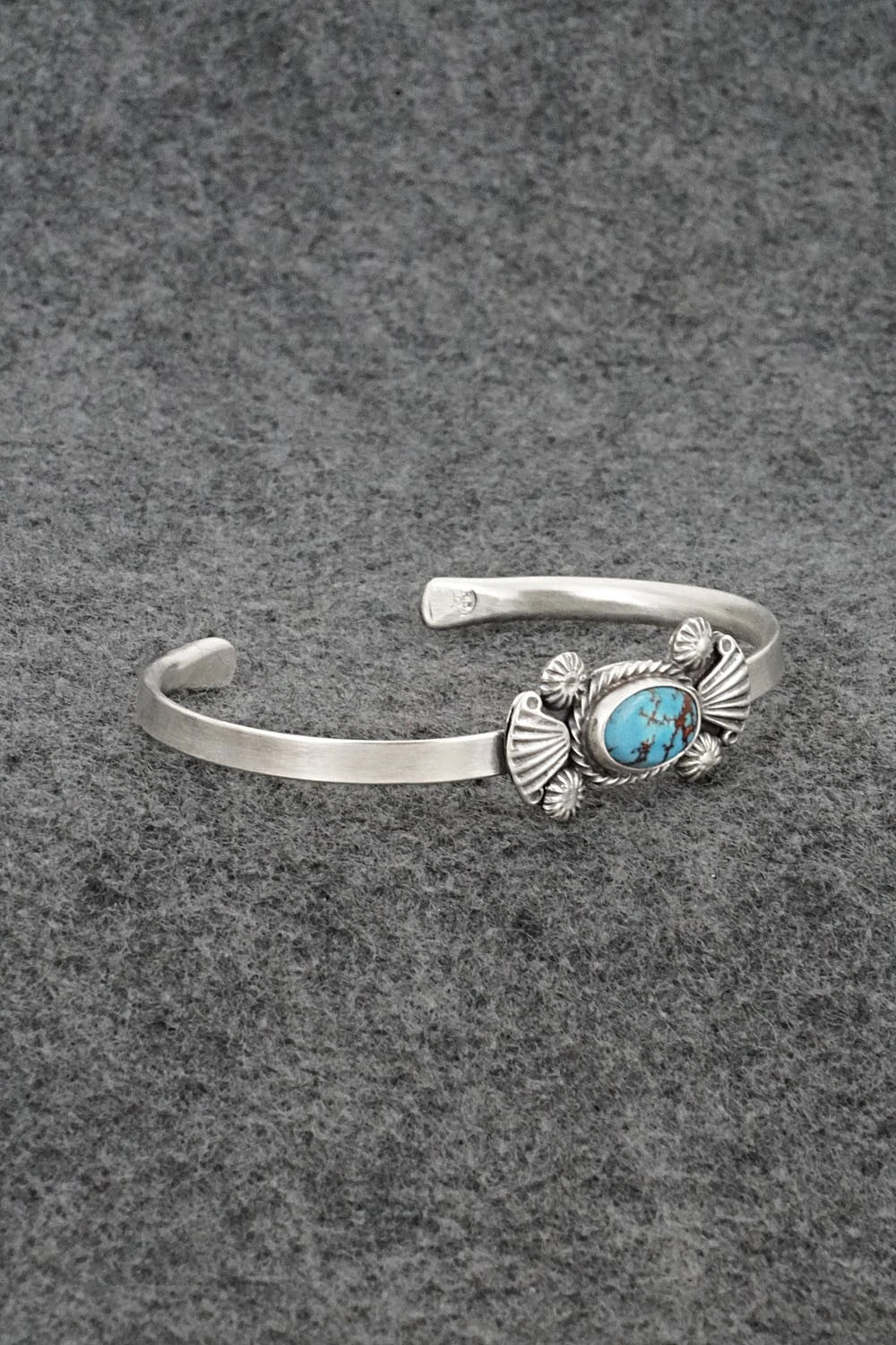 Turquoise & Sterling Silver Bracelet - Genevieve Francisco