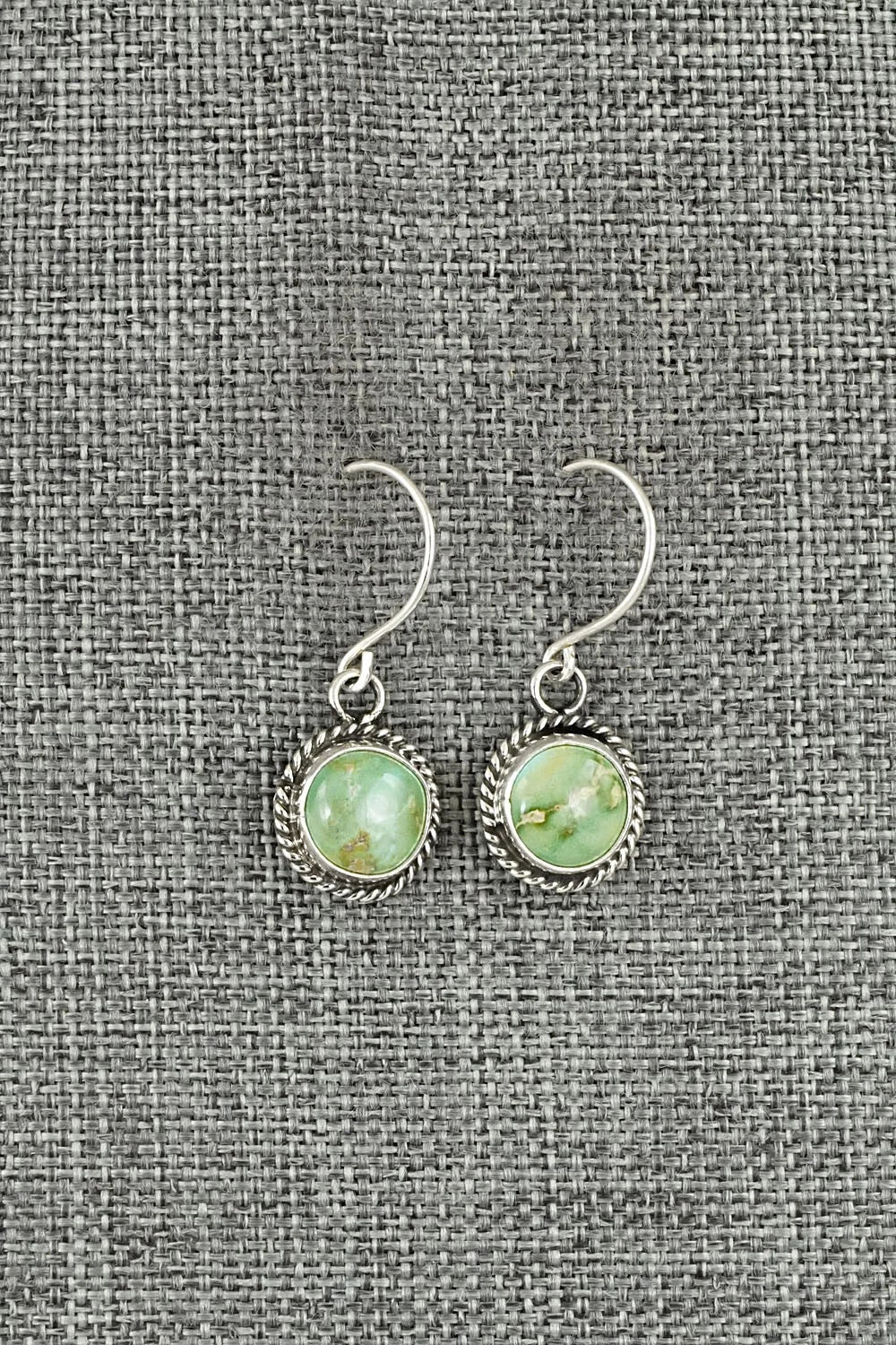 Turquoise & Sterling Silver Earrings - Rosemary Saunders