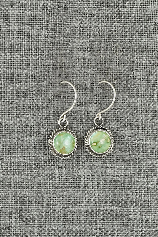 Turquoise & Sterling Silver Earrings - Rosemary Saunders