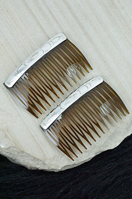 Sterling Silver Hair Combs - Randall Dalgai
