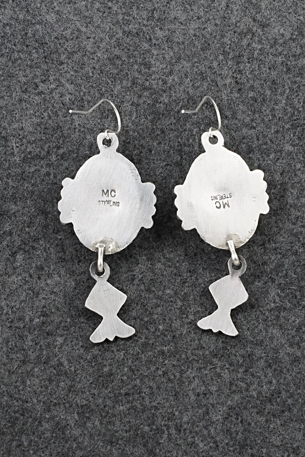 Turquoise & Sterling Silver Earrings - Michael Calladitto