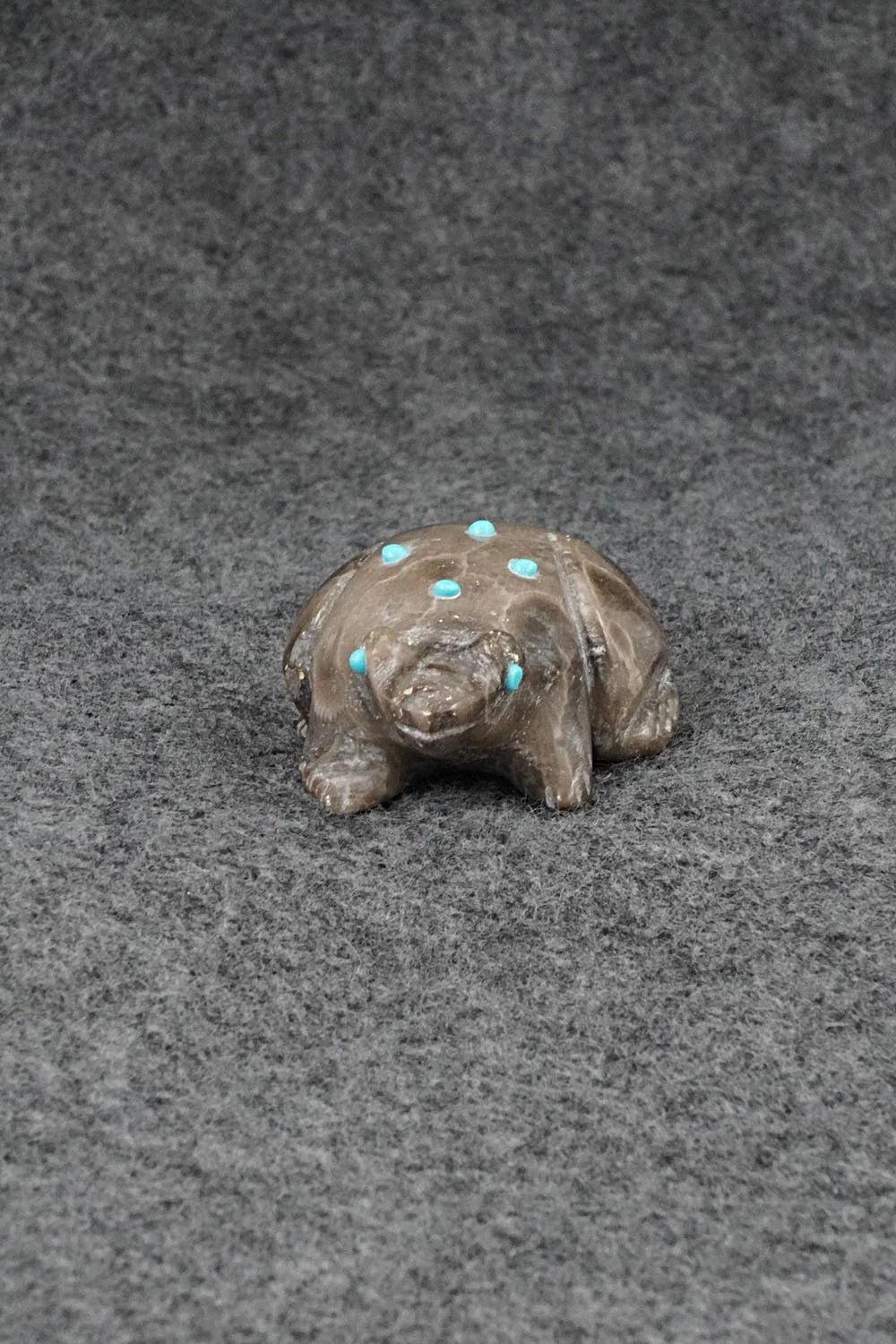 Frog Zuni Fetish Carving - Ronnie Lunasee