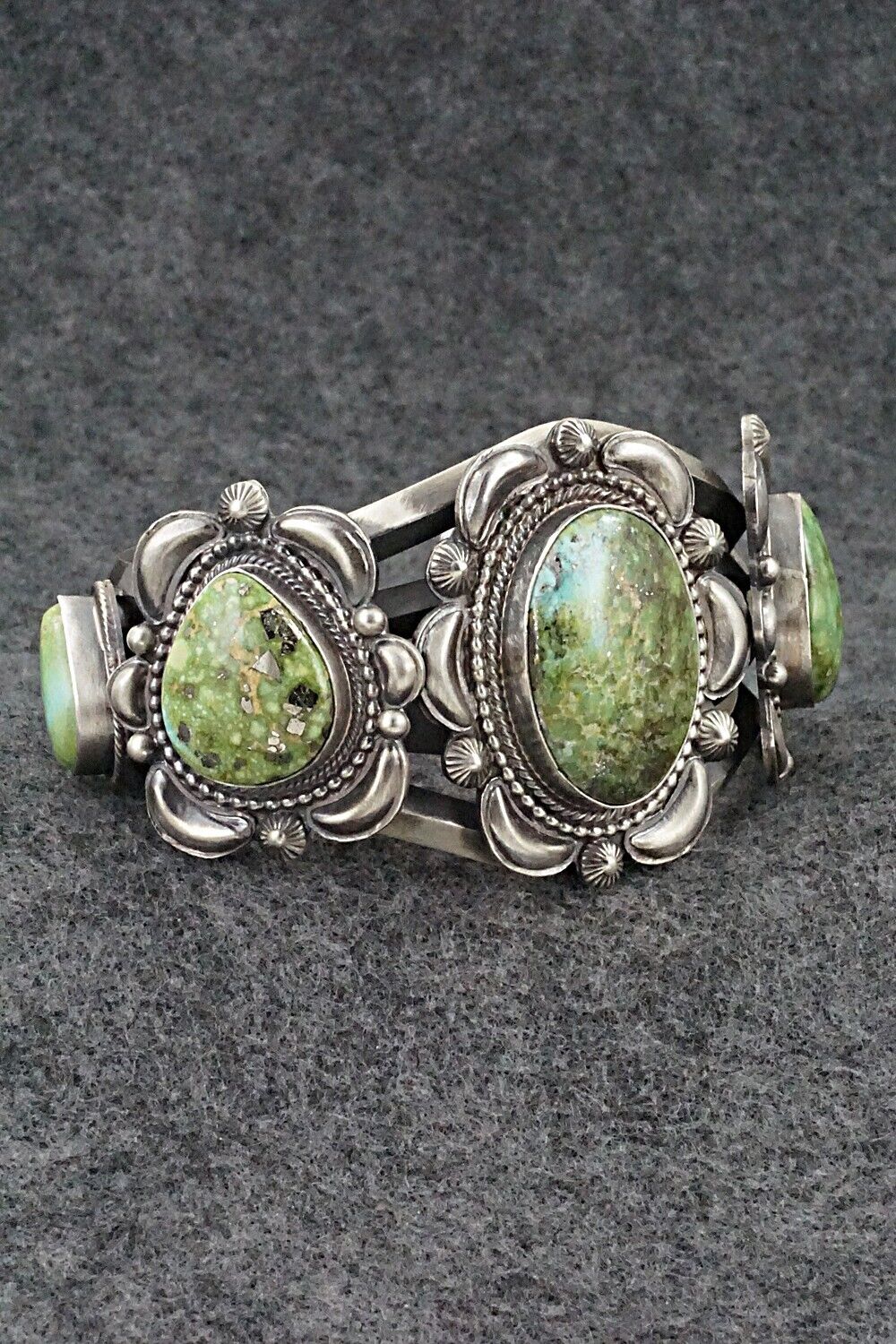 Turquoise & Sterling Silver Bracelet - Tom Lewis