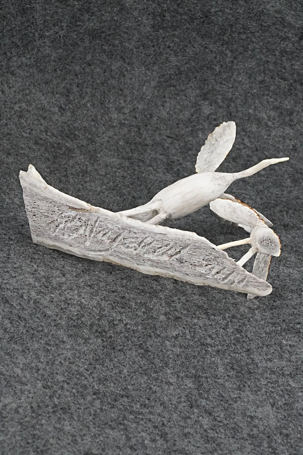 Sandhill Crane Zuni Fetish Carving - Ruben Najera