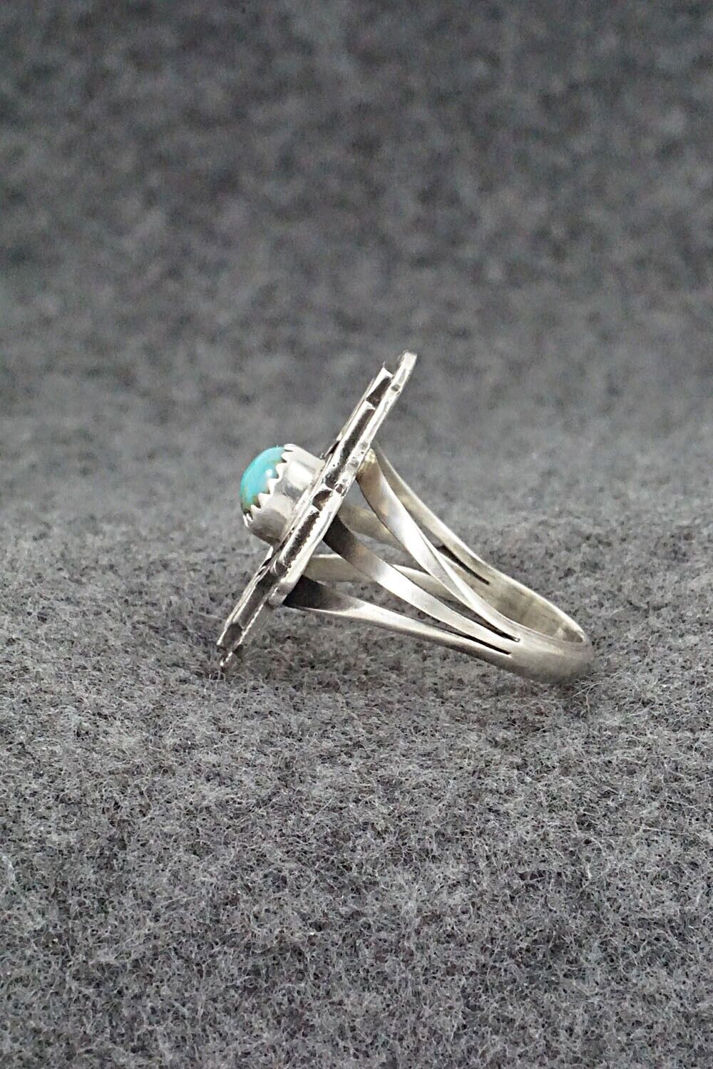 Turquoise and Sterling Silver Ring - Paige Gordon - Size 9