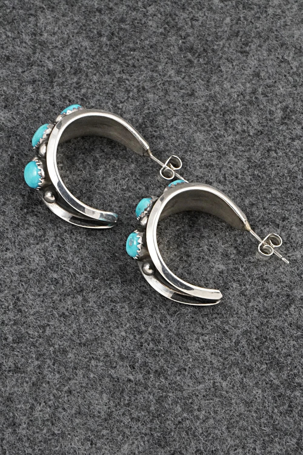 Turquoise & Sterling Silver Earrings - Paul Largo