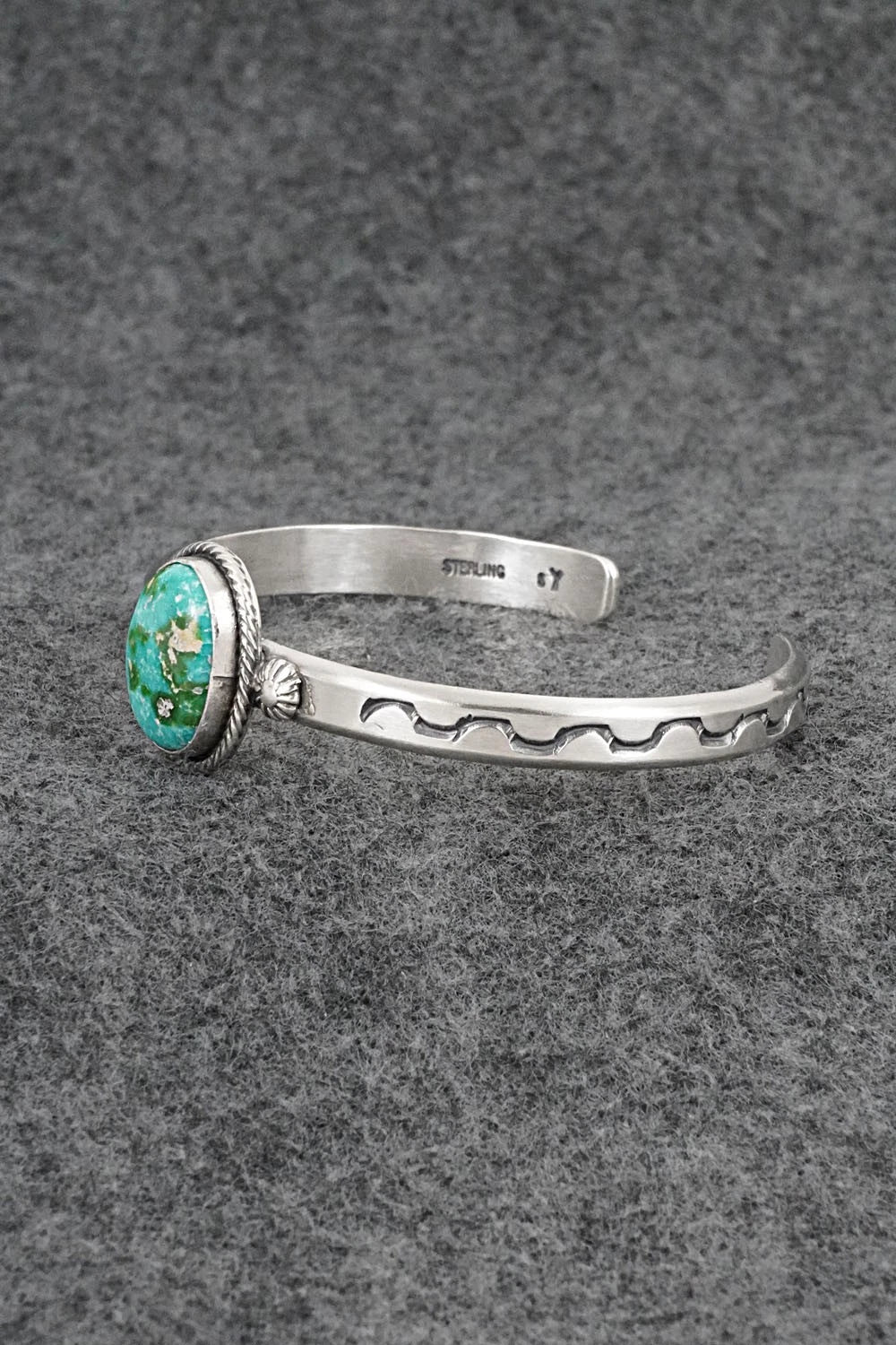 Turquoise & Sterling Silver Bracelet - Samuel Yellowhair