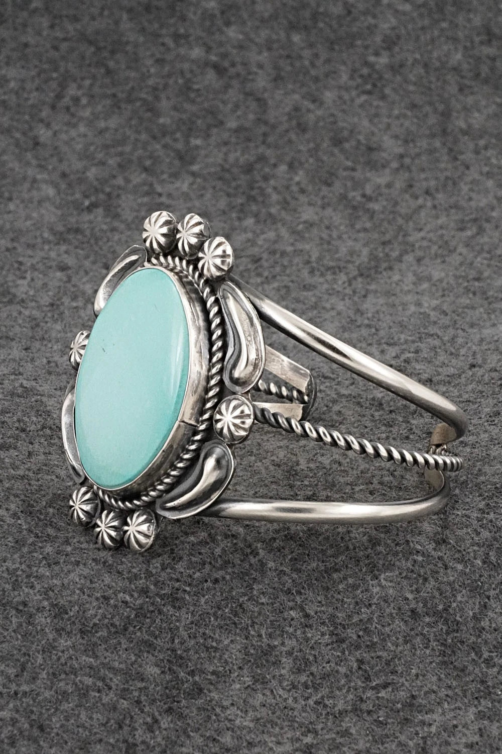 Turquoise & Sterling Silver Bracelet - Jeff James Jr.