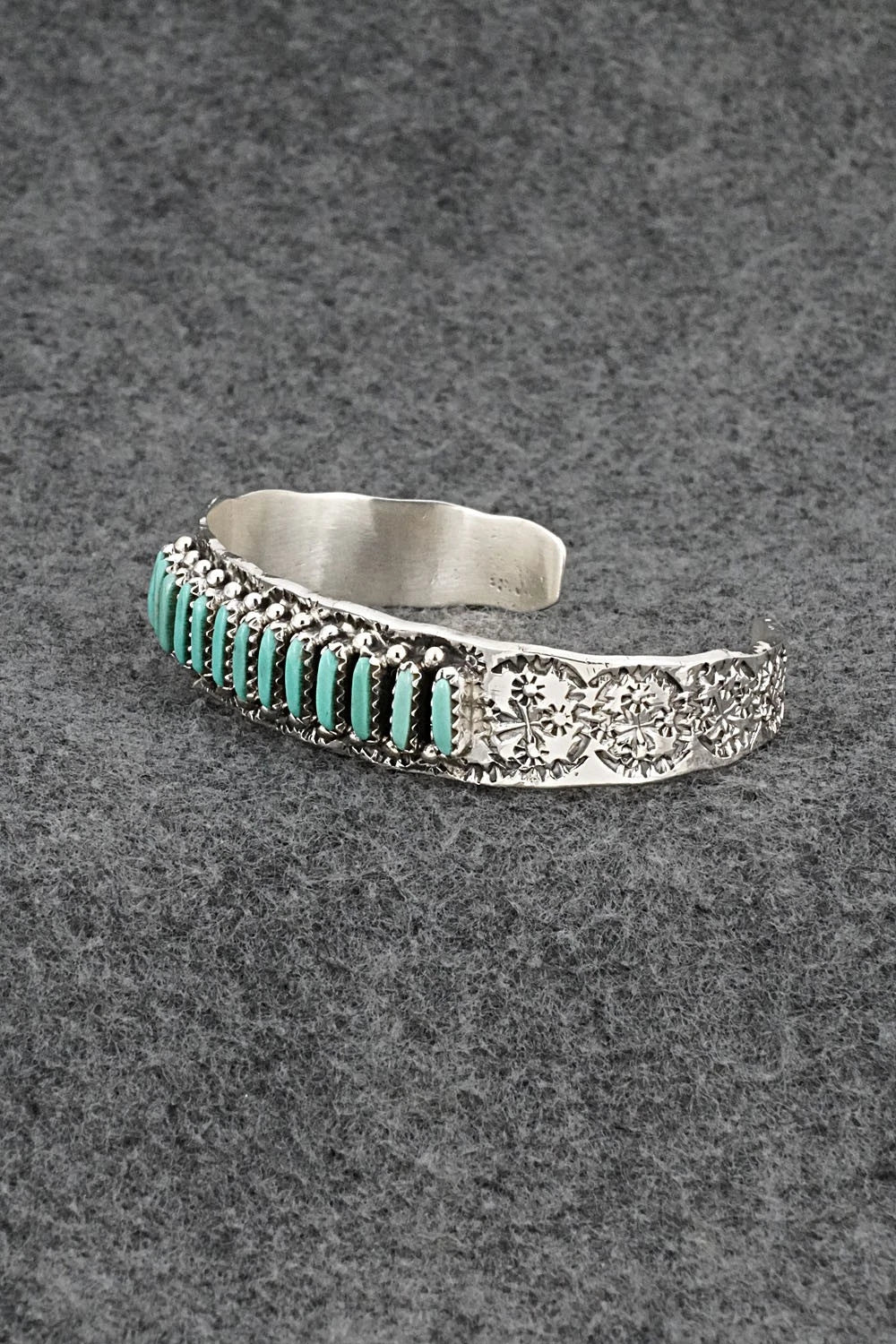 Turquoise & Sterling Silver Bracelet - Murray Hannaweeka