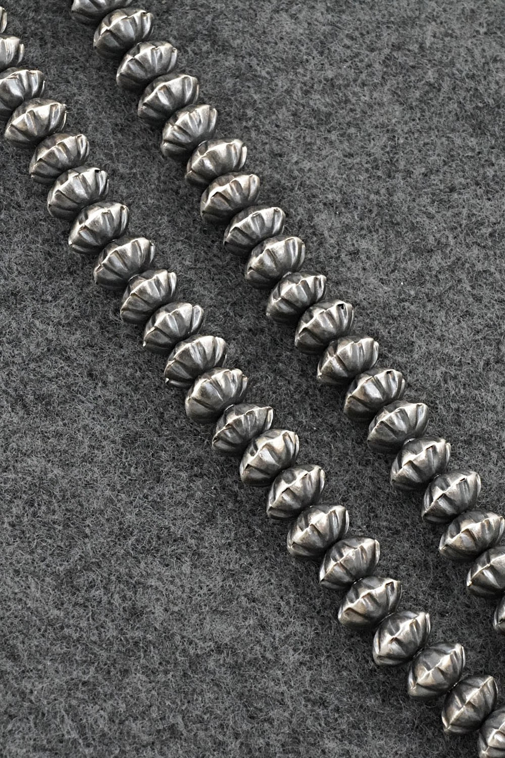 Sterling Silver Navajo Pearl Necklace 20" - Austin Haley