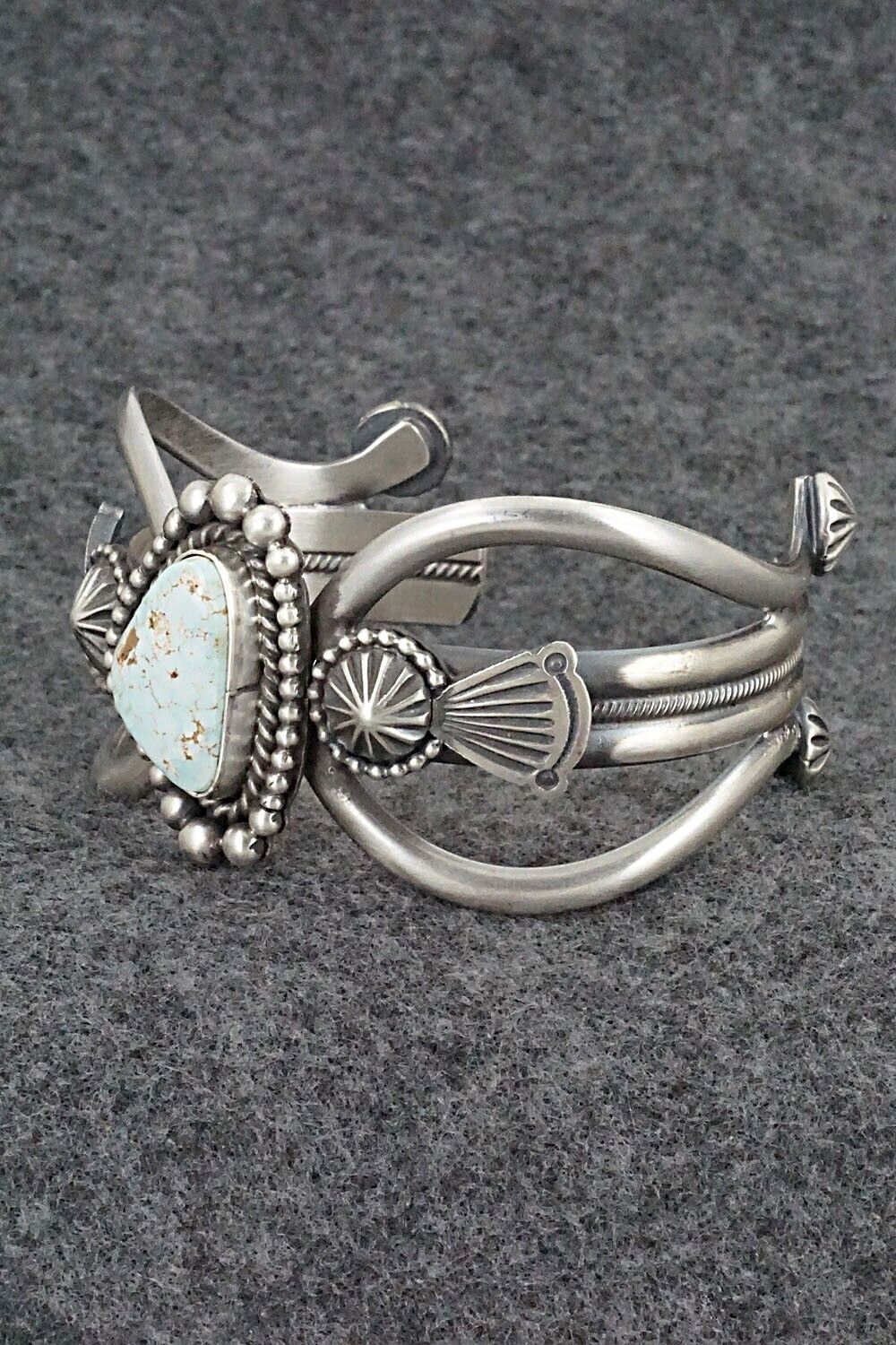 Turquoise & Sterling Silver Bracelet - Michael Calladitto